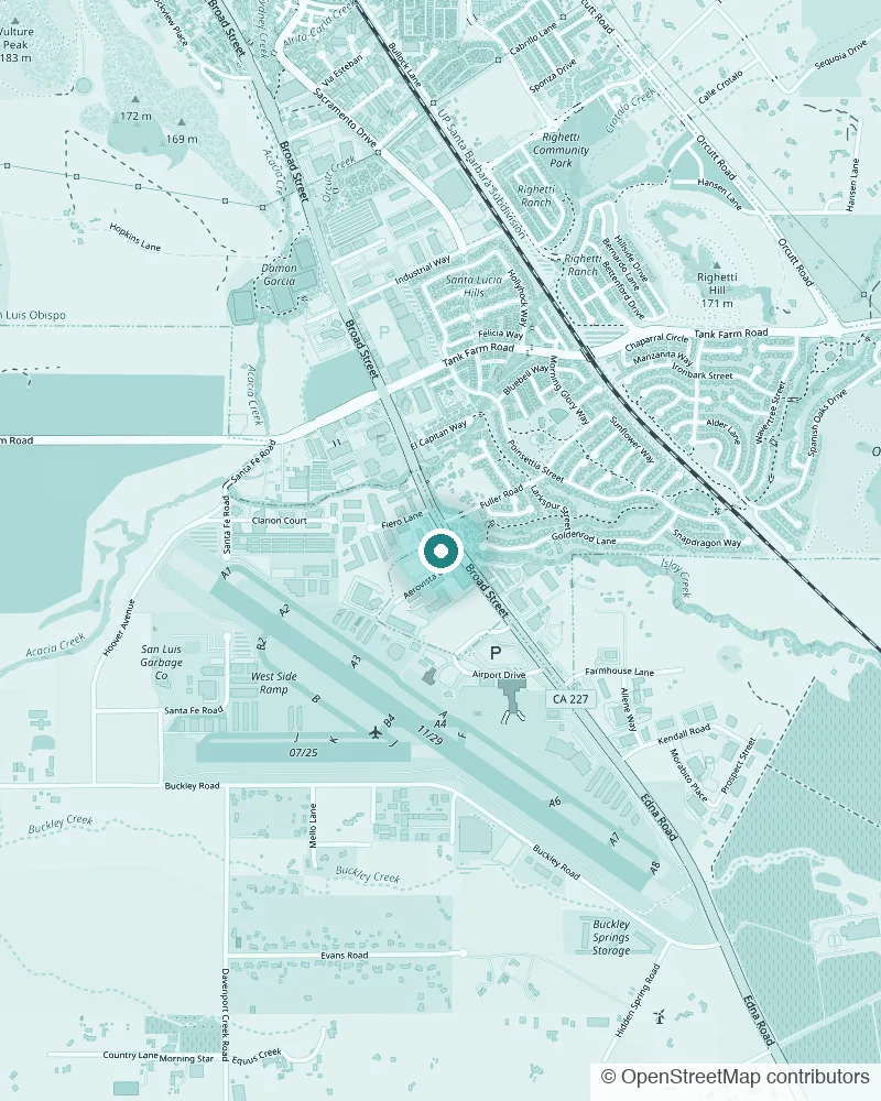 Map of the San Luis Obispo office