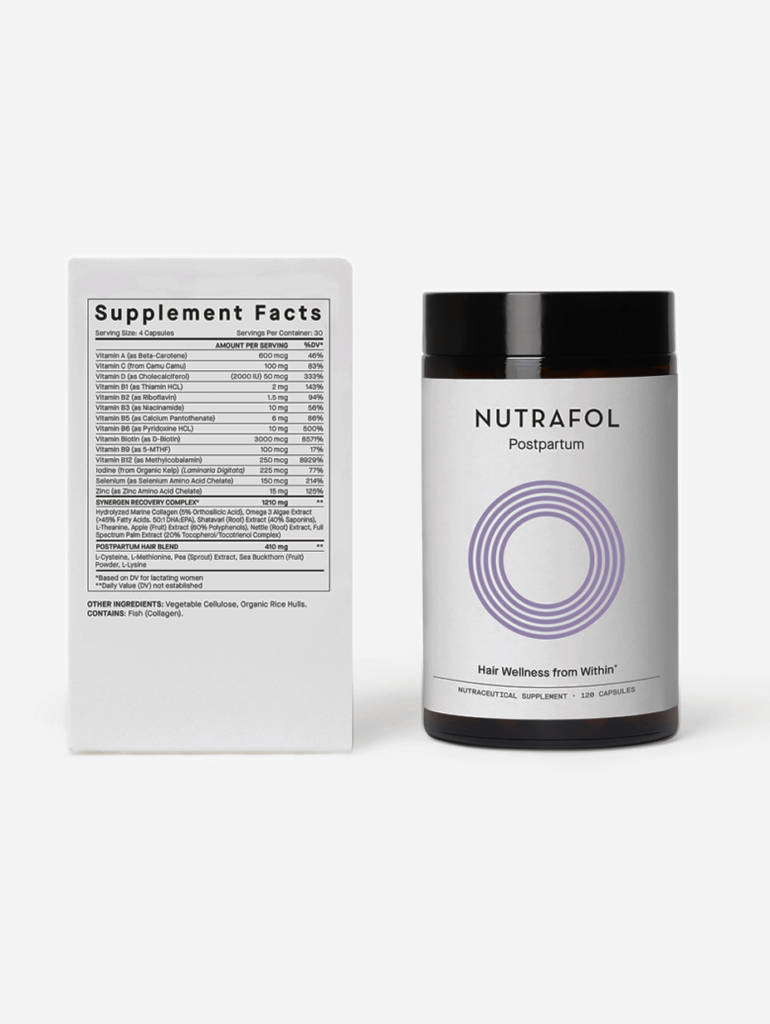 Nutrafol® Postpartum treatment bottle
