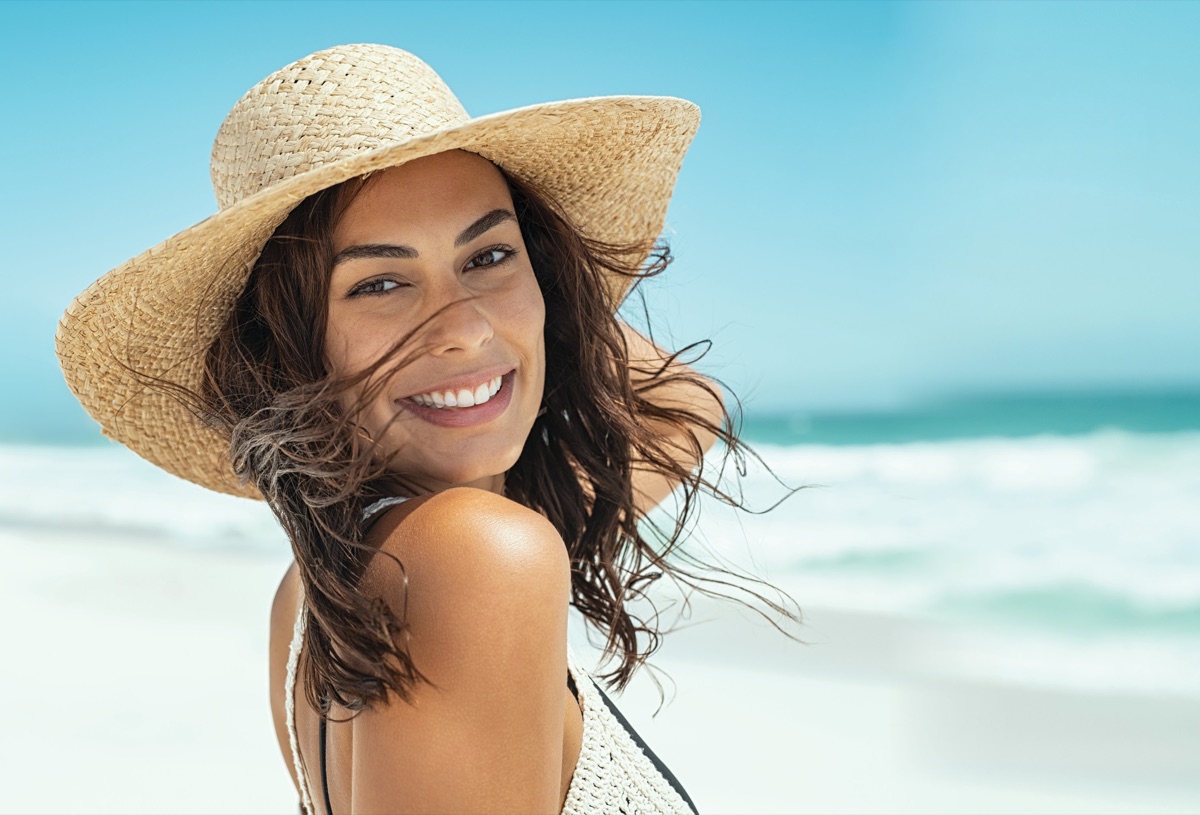 Radiant skin by the water